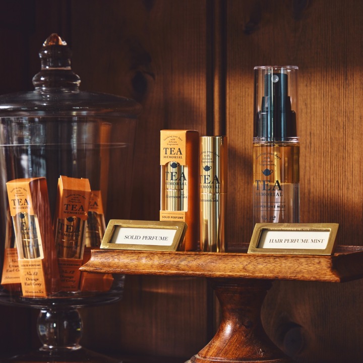 オレンジアールグレイのソリッドパフュームとヘアパフュームミスト