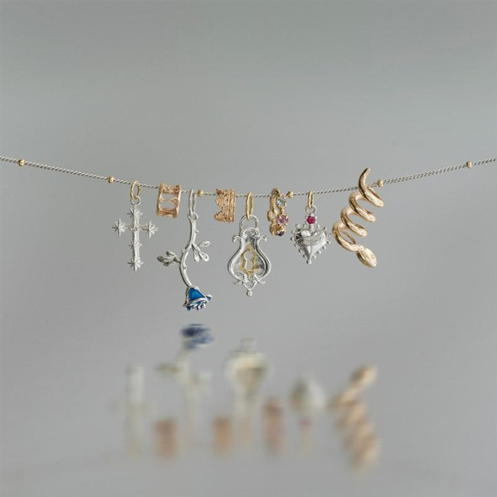 necklace charm / half pierced earrings charms