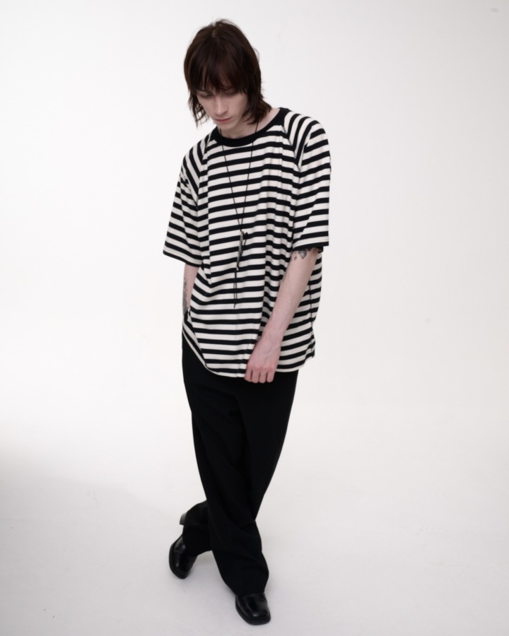 ボーダーのシャツ