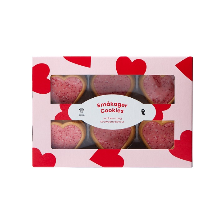 ハートクッキー（ストロベリー）（パッケージ）