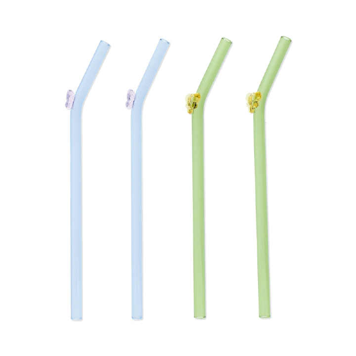 ガラスストロー（ハチ＆バタフライ）