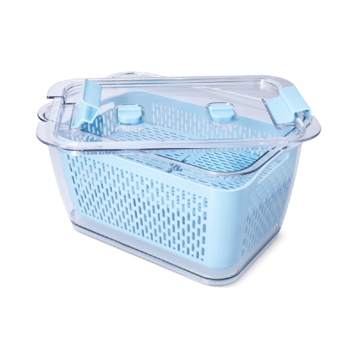 冷蔵庫用コンテナ L（水切り付き）