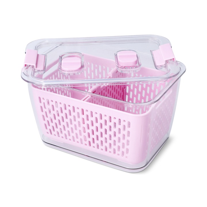 冷蔵庫用コンテナ M（水切り付き）