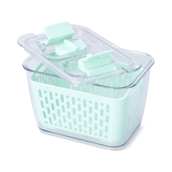 冷蔵庫用コンテナ S（水切り付き）