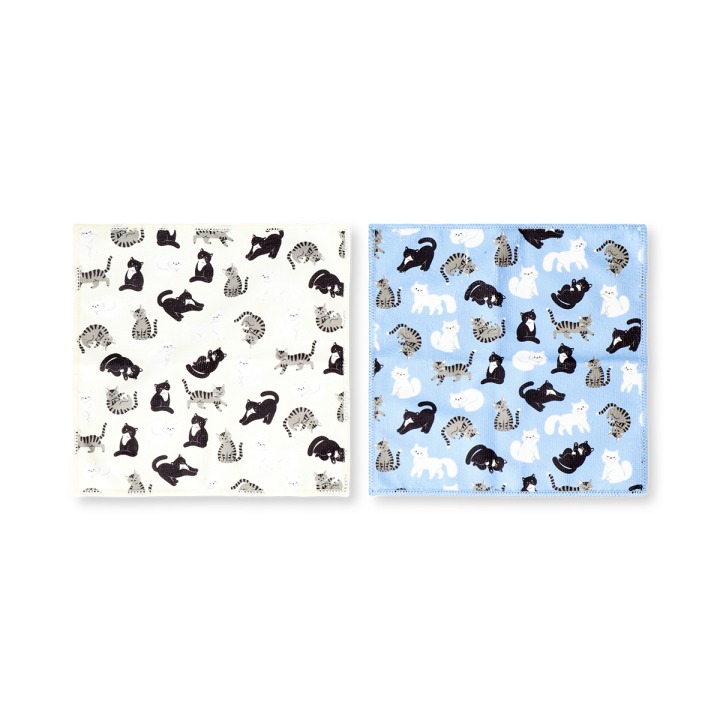 マイクロファイバークロス（ねこ柄）