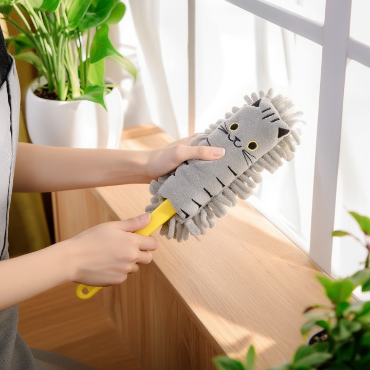 ダストブラシ（ねこデザイン）