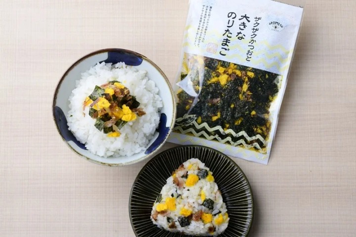 ザクザクかつおと大きなのりたまご