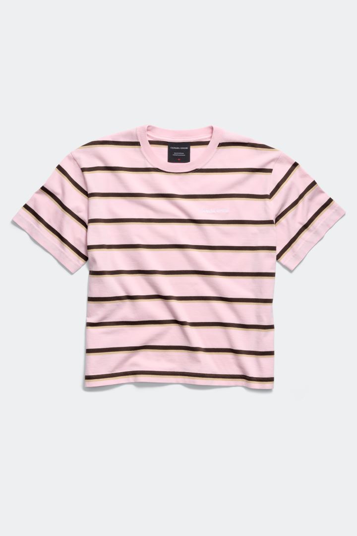 Roam Striped T-Shirt（カラー：Pink Lorne Stripe）