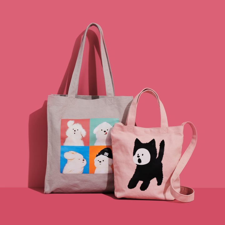 マチありトートバッグ、底マチショルダーバッグ