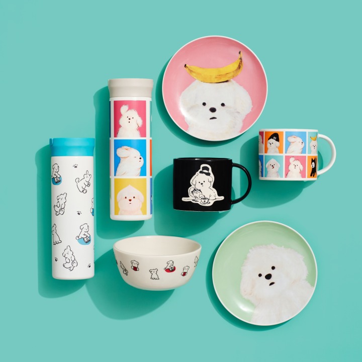 シームレスボトル、プレートS、マグカップ(330ml)、ボウル