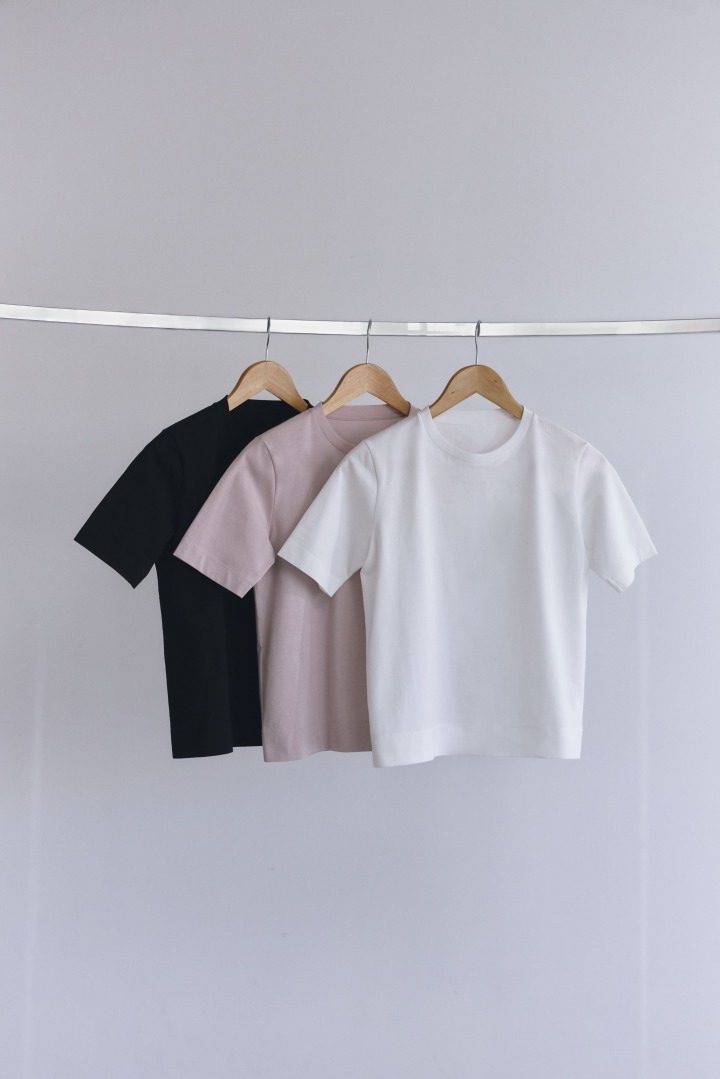 コットン天竺半袖レギュラー プルオーバー