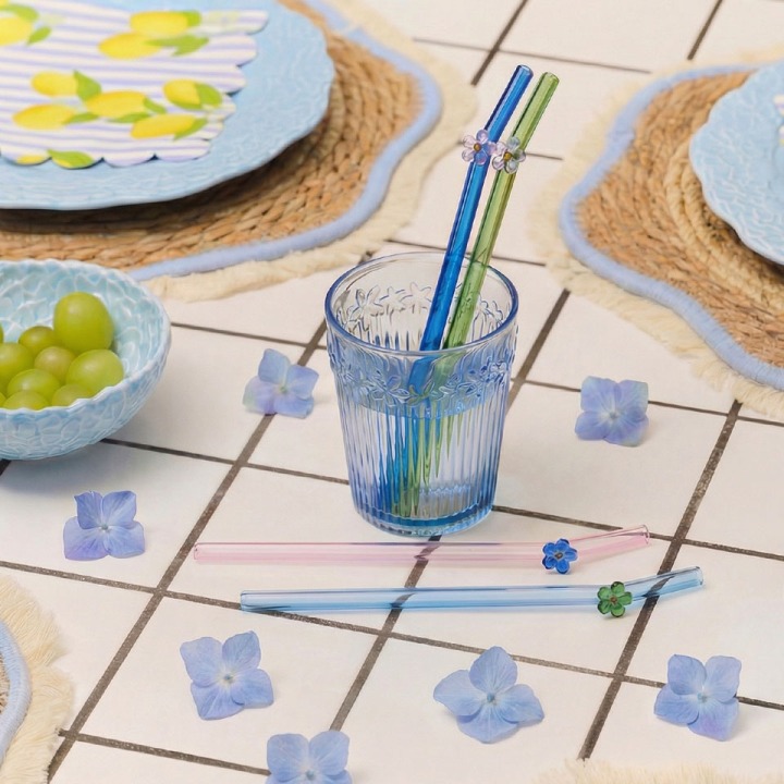 グラス&ガラスストロー